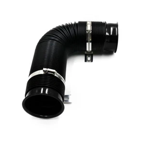 3'' Black Flexible Car Cold Air Intake Hose Filter Pipe Telescopic Tube Kit - Picture 1 of 6