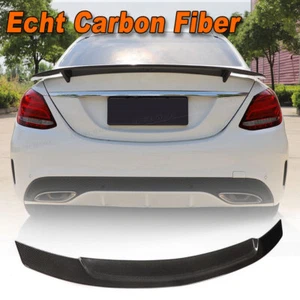 Alerón trasero de carbono alerón trasero labio se adapta a Mercedes W205 C300 C43 C63 - Imagen 1 de 12