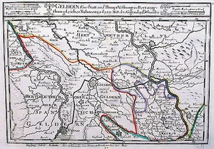 Antique map, Bodenehr, Geldern - Picture 1 of 1