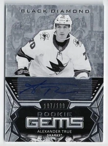 2020-21 Black Diamond Rookie Gems Pure Black Signatures Auto Alexander True /199 - Picture 1 of 1