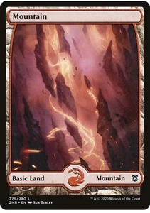 10 X Mountains Random Art ZNR MTG Zendikar Rising FULL ART LAND NM/M - Picture 1 of 1