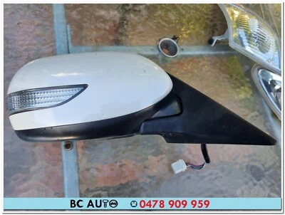Espejo retrovisor eléctrico derecho Subaru BP Liberty Outback 2006 2007 08 09 5 hilos blanco R Foto 1 de 3
