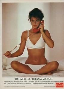 TRIUMPH Lingerie Rivista Stampa Pubblicità Reggiseno Calzetteria Intimo 1982 - Foto 1 di 6