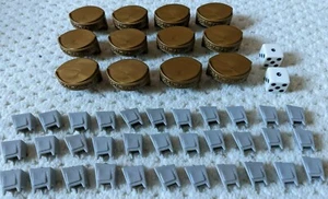 EUC Monopoly Looney Tunes Replacement Plastic Game Pieces, TV & Movie Theaters - Picture 1 of 2