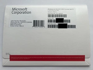 MS Windows Server 2022 standard 64 bit 16 core (core) DVD tedesco P73-08330 - Foto 1 di 1