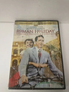 Roman Holiday DVD 2002 Paramount Collectors Edition Gregory Peck New & Sealed - Foto 1 di 5
