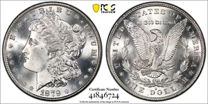 1879 S Morgan Silver Dollar - PCGS MS 66 PCGS Certified 41846724 - Picture 1 of 1