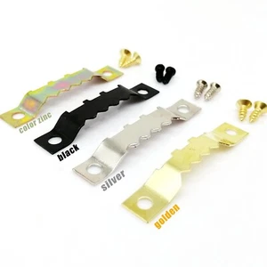 25/100pcs Saw Tooth Picture Photo Oil Painting Frame Wall Hook Hanger with Screw - Picture 1 of 7