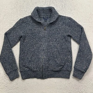 Polo Ralph Lauren Full Zip Knit Boy Cardigan Jacket Large (14-16) Gray - Picture 1 of 9