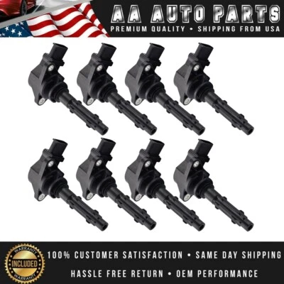 Ignition Coil 8PCS For MERCEDES-BENZ 4.6L-5.5L SLK55 AMG CL550 G550 - UF535 - Image 1 of 4