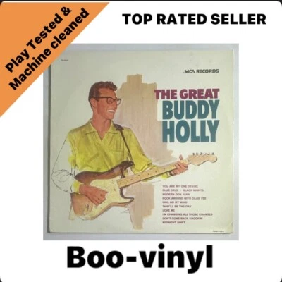 The Great Buddy Holly Compilation, LP Record 1975 MCA Records EX / VG+ - Image 1 of 4