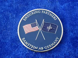 original US Coin Ramstein Air Base Germany Enduring Partners NATO - Bild 1 von 5