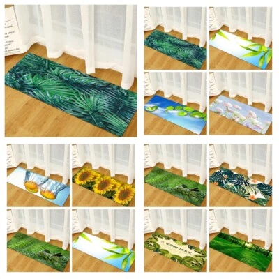 Sonnenblumenblatt Antirutsch Küche Matte Teppich Türmatte Korridor Dekoration - Bild 1 von 4