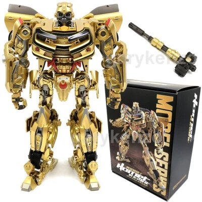 MPM03 Autobot Knight Transform Toy Gold Action Figure Deformabl Model Robot Gift - Image 1 of 4