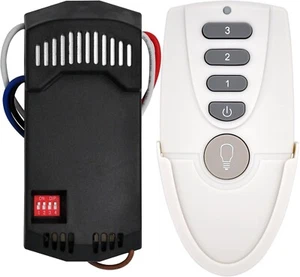 FAN-51T Universal Ceiling Fan Remote Control Kit for Hampton Bay Hunter White - Picture 1 of 6