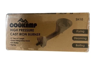 Cookamp High Pressure Cast Iron Burner 4" cup x 9" length SH10 c - Picture 1 of 1