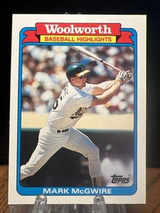 Topps Woolworth Baseball Highlights 1988 #15 Mark McGwire - Imagen 1 de 2