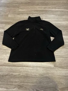 Missouri Tigers Jacket Adult S Black Drake Fleece 1/4 Zip Pullover Casual Mens - Picture 1 of 7