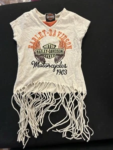 harley davidson Kids shirt Girls Size 4 - Picture 1 of 11