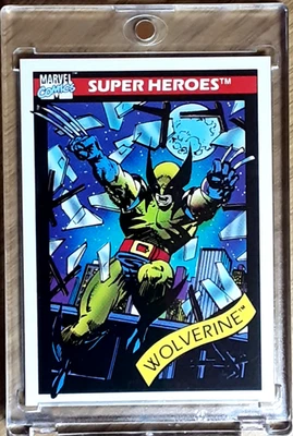 1990 Marvel Universe Karte 23 Vielfraß. - Bild 1 von 3
