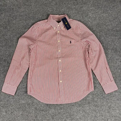 NWT RALPH LAUREN BOYS SHIRT STRIPED M(10/12) - Image 1 of 4