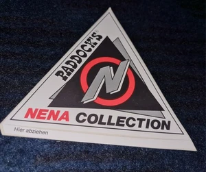 Nena Collection Paddock's Sticker Aufkleber 10,5x11,5cm Musik Pop NDW Punk Rock  - Picture 1 of 2