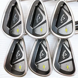 Callaway X2 HOT Iron Set 6pcs 5-PW Stock Carbon Shaft Flex R - Picture 1 of 9