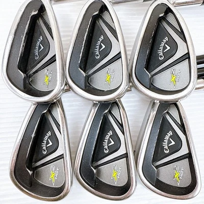Callaway X2 HOT Iron Set 6pcs 5-PW Stock Carbon Shaft Flex R - Image 1 of 4