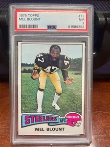 Mel Blount 1975 Topps Rookie RC PSA 7 - Picture 1 of 2