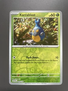 Karrablast 009/159 Reverse Holo Journey Together JTG EN Pokemon Scarlet & Violet - Picture 1 of 2