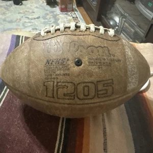 Wilson 1205 TDS LEDER FOOTBALL NFHS HIGH SCHOOL HERGESTELLT IN DEN USA TEILE! - Bild 1 von 13
