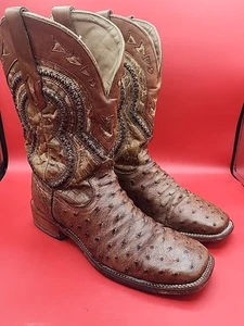  CORRAL HERREN BRAUN COWBOY WESTERN STIEFEL STRAUSS Größe 10,5 D - Bild 1 von 10