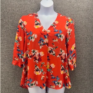 Rose + Olive Damen Bluse Large Bohemian Blumen fließend lebendig feminin Sommer - Bild 1 von 13