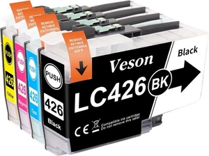 Cartucce per Brother LC426 LC426XL MFC-J4335DW MFC-J4340DW MFC-J4540DW 4pz - Imagen 1 de 8