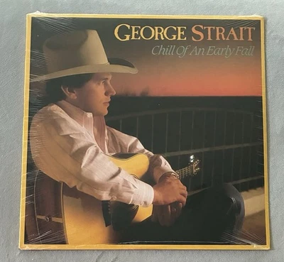 NOS Sealed GEORGE STRAIT Chill Of An Early Fall vinyl LP 1991 MCA Columbia House Foto 1 de 4