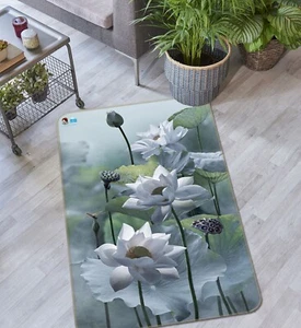 3D Art Lotus K14115 Non Slip Rug Mat Elegant Photo Carpet Panda 2023 - Picture 1 of 5