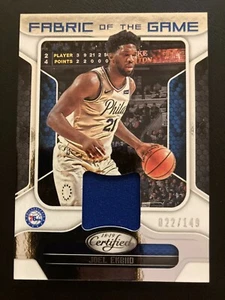2018-19 Panini Certified Fabric of the Game Jersey Joel Embiid ed/149 - Bild 1 von 2
