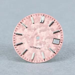 28.5mm new GS MOD NH35 dial cherry pink spring no lume SKX007 - Picture 1 of 12