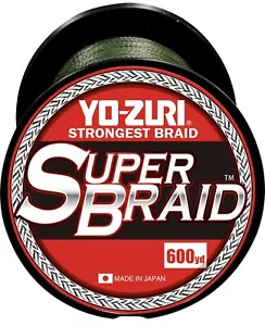 (1) Carrete Yo-Zuri SuperBraid verde oscuro 50 lb - 600 yardas **NUEVO SIN ABRIR** - Imagen 1 de 1
