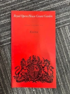 Elektra Royal Opera House Programme 1973 - Picture 1 of 1
