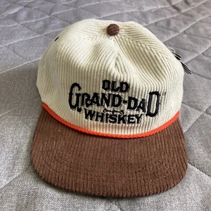 Old Grand Dad Whiskey Hat Corduroy Brown Tan NWT SnapBack Snag Collective - Picture 1 of 8