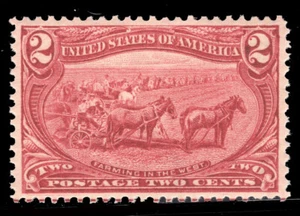 MOMEN: US STAMPS #286 MINT OG NH XF LOT #73402 - Foto 1 di 3