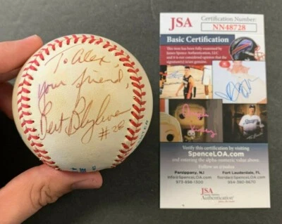 BERT BLYLEVEN HAND SIGNED AUTOGRAPHED AMERICAN LEAGUE BASEBALL JSA/COA 7521 - Image 1 of 4