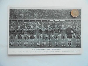 Postkarte FC Schalke 04 Kuzorra Szepan Urban Gelsenkirchen Foto Bosch - Bild 1 von 2