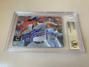 Mark Prior Cubs 2006 Upper Deck Card Signed Auto Beckett BAS Encapsulated - Picture 1 of 2