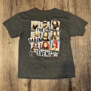 WWE The Main Event T Shirt Gray Kids Size Large L - Picture 1 of 3