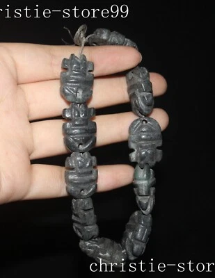 Hongshan Cultura Meteorito Hierro Sacrificio Sol Dios Helios Pulsera Anillo de Mano Foto 1 de 4