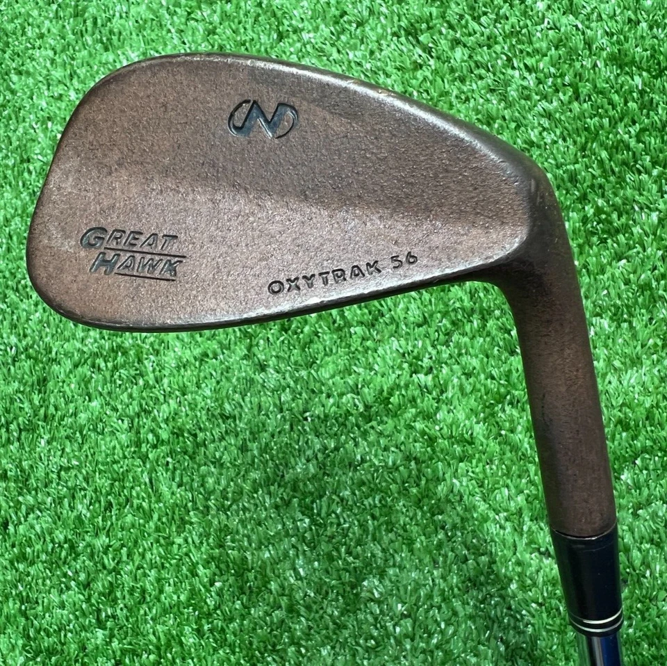 Nickent Raw Great Hawk OXYTRAK 56* Sand Wedge Regular Steel / NEW GRIP  / sa6471 - Image 1 of 4