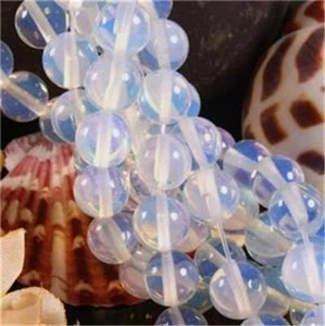 8mm Clear Sri Lanka Moonstone Loose Beads Gemstone 15"##QF414     - Picture 1 of 1