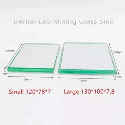 Dental Lab Mixing Compositions Mixing Glass Slab Small/Large Mixing Pad 2 Sizes